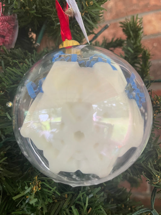Sparkling Snow Soap Christmas Ornament
