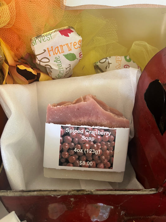 Spiced Cranberry Soap