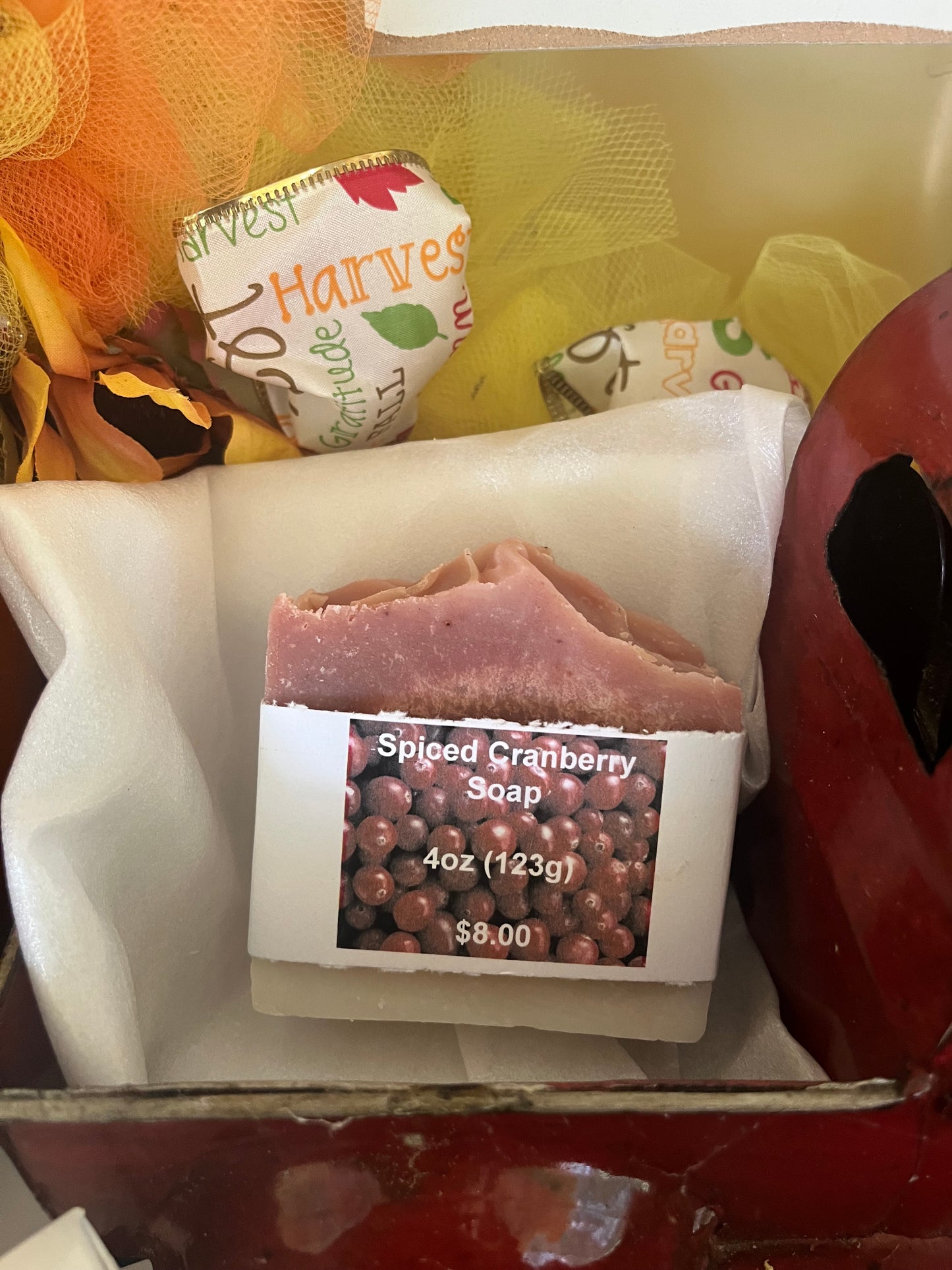 Spiced Cranberry Soap